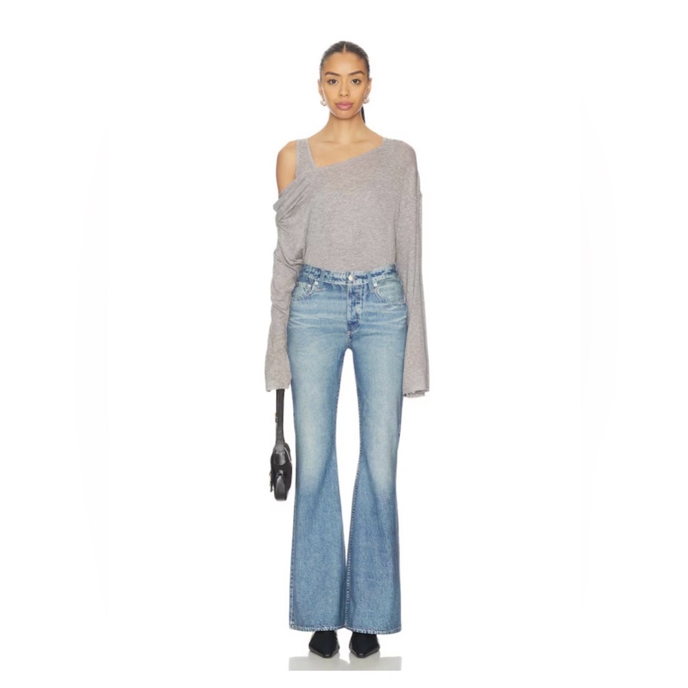 Miramar Ponte Dahlia Full Length Jeans In Minetta Rag & Bone